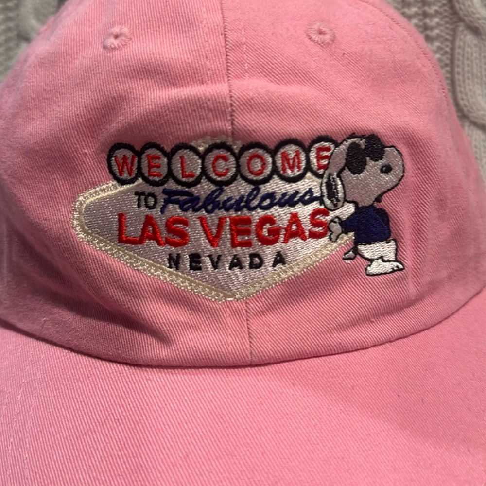 Welcome To Fabulous Las Vegas Nevada embroidered Strapback baseball cap nwot